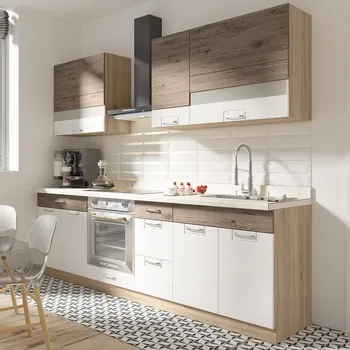 Kuchyňská linka Kuchyňská linka ECONO 260 cm San Remo/Bílá Lesk