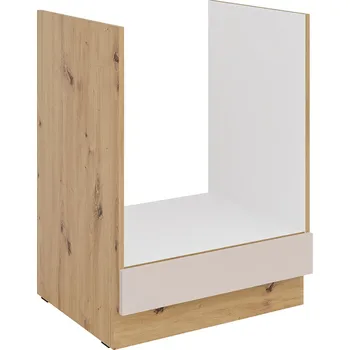 Kuchyňská skříňka SOLEA k | dolní kuchyňská skříňka 60 D GAZ na vestavnou troubu | 60 cm | artisan/kašmír