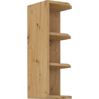 Kuchyňská skříňka LUNA ab | horní regál 30 G-72 ZAK ukončovací s policemi | 30 cm | UNI provedení | artisan