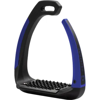 EQUESTRO Třmeny Supernova Junior Equestro, 10 cm, pár, sodalite blue