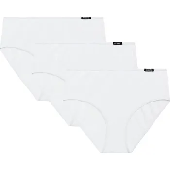 Kalhotky Dámské kalhotky Atlantic bílé- klasický střih, Bílá L i41_9999954957_2:bílá_3:L_