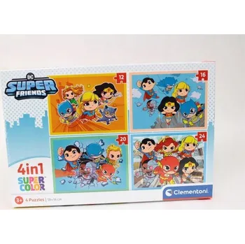 Puzzle Puzzle 4v1 Super Kolor DC Superfriends