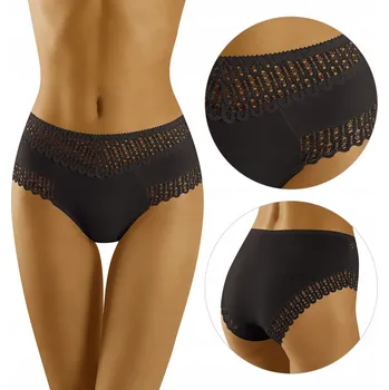 Kalhotky Wol-Bar Kalhotky Eco-To Černá XL