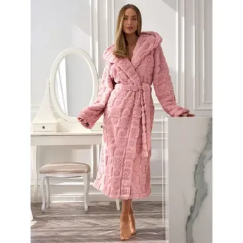 Dámské noční prádlo Dámský župan L&L 2554/RO, L, rose