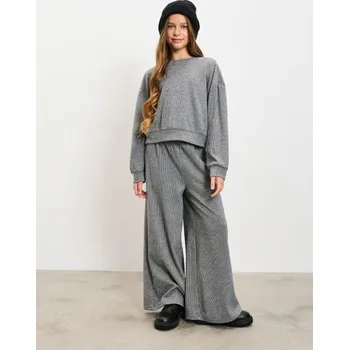 Dětská móda Sinsay - Souprava mikiny a&nbsp;kalhot - šedá - 110FA-90X - 110FA-90X-140