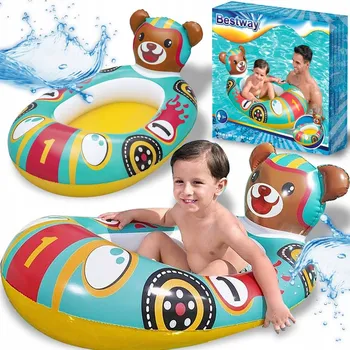 BESTWAY NAFUKOVACÍ MATRACE PONTÓN LOĎKA PRO DĚTI NA PLAVÁNÍ DO VODY