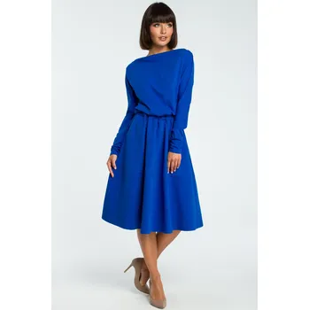 Dámské šaty BeWear Dámské midi šaty Youdon B087 královsky modrá M
