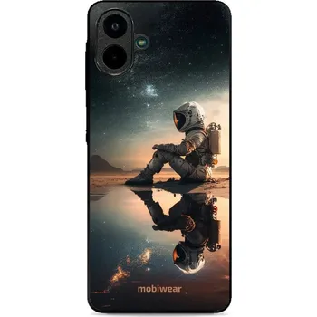 Pouzdro na mobilní telefon Lesklý kryt Mobiwear Glossy - Samsung Galaxy A07 - G003G Astronaut na samotce (Prémiové lesklé pouzdro, obal, kryt Mobiwear Glossy na mobil Samsung Galaxy A07 - G003G Astronaut na samotce, materiál Plast + TPU silikon - krytí po všech stranách,)