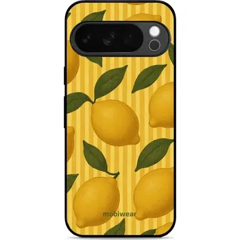 Pouzdro na mobilní telefon Lesklý kryt Mobiwear Glossy - Google Pixel 10 Pro - GP81G Citrony (Prémiové lesklé pouzdro, obal, kryt Mobiwear Glossy na mobil Google Pixel 10 Pro - GP81G Citrony, materiál Plast + TPU silikon - krytí po všech stranách, neošoupatelný potisk, tenké)