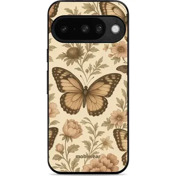 Pouzdro na mobilní telefon Lesklý kryt Mobiwear Glossy - Google Pixel 10 - GP92G Motýlové (Prémiové lesklé pouzdro, obal, kryt Mobiwear Glossy na mobil Google Pixel 10 - GP92G Motýlové, materiál Plast + TPU silikon - krytí po všech stranách, neošoupatelný potisk, tenké provedení,)