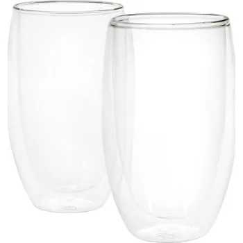 dvoustěnný šálek na latte, 2x400 ml