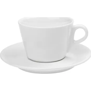 Šálek latte s podšálkem, 240 ml