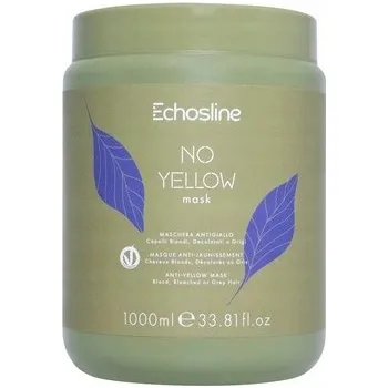 Vlasová regenerace Echosline No Yellow Maska na blond vlasy 1000 ml