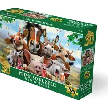 Puzzle 3D puzzle Smějící se domácí zvířata