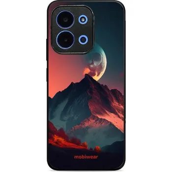 Pouzdro na mobilní telefon Lesklý kryt Mobiwear Glossy - Xiaomi Poco C85 - G007G Hora s měsícem (Prémiové lesklé pouzdro, obal, kryt Mobiwear Glossy na mobil Xiaomi Poco C85 - G007G Hora s měsícem, materiál Plast + TPU silikon - krytí po všech stranách, neošoupatelný potisk, tenké)