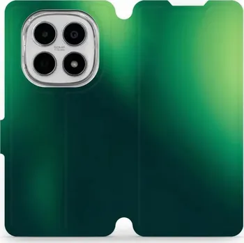 Pouzdro na mobilní telefon Flipové pouzdro Mobiwear - Xiaomi Redmi Note 15 5G - VP61S Zelený odstín (Knížkové flip pouzdro, obal, kryt na mobil Xiaomi Redmi Note 15 5G - VP61S Zelený odstín, materiál Umělá kůže + TPU - ochrana 360°, stojánek, silikonová vanička, magnetické zavírání