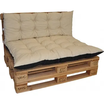 Podsedák Polstry na PALETOVÝ nábytek sada BASIC béžový melír