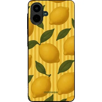 Pouzdro na mobilní telefon Lesklý kryt Mobiwear Glossy - Samsung Galaxy A07 - GP81G Citrony (Prémiové lesklé pouzdro, obal, kryt Mobiwear Glossy na mobil Samsung Galaxy A07 - GP81G Citrony, materiál Plast + TPU silikon - krytí po všech stranách, neošoupatelný potisk, tenké proveden