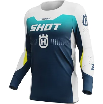 Moto dres Motokrosový dres Shot Aerolite HVA 26 modrý L