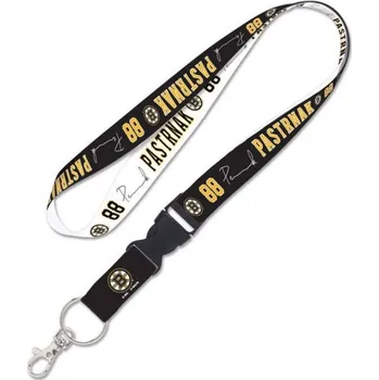 Puk Fanatics Šňůrka Buckle Boston Bruins Pastrňák 495493