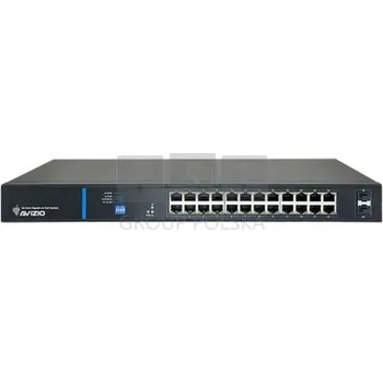 Switch Nespravovatelný přepínač (switch) 24 portů RJ45 PoE 1Gb/s + 2 porty SFP U
