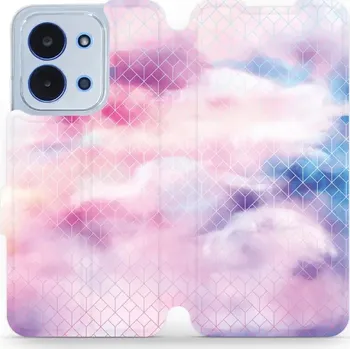 Pouzdro na mobilní telefon Flipové pouzdro Mobiwear - Xiaomi Poco C85 - MR02S Vodovkové obrazce (Knížkové flip pouzdro, obal, kryt na mobil Xiaomi Poco C85 - MR02S Vodovkové obrazce, materiál Umělá kůže + TPU - ochrana 360°, stojánek, silikonová vanička, magnetické zavírání)