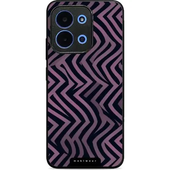 Pouzdro na mobilní telefon Lesklý kryt Mobiwear Glossy - Xiaomi Poco C85 - GA55G Fialové klikyháky (Prémiové lesklé pouzdro, obal, kryt Mobiwear Glossy na mobil Xiaomi Poco C85 - GA55G Fialové klikyháky, materiál Plast + TPU silikon - krytí po všech stranách, neošoupatelný potisk,)