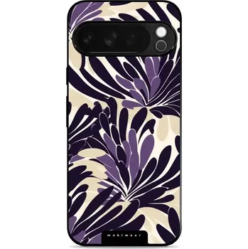 Pouzdro na mobilní telefon Lesklý kryt Mobiwear Glossy - Google Pixel 10 Pro XL - GA47G Fialová flóra (Prémiové lesklé pouzdro, obal, kryt Mobiwear Glossy na mobil Google Pixel 10 Pro XL - GA47G Fialová flóra, materiál Plast + TPU silikon - krytí po všech stranách, neošoupatelný)