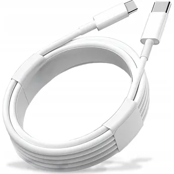 Datový kabel Kabel Mobes USB typ C - USB typ C 1 m bílý
