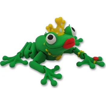 Figurka Flexi Factory Žabí princezna - barevná