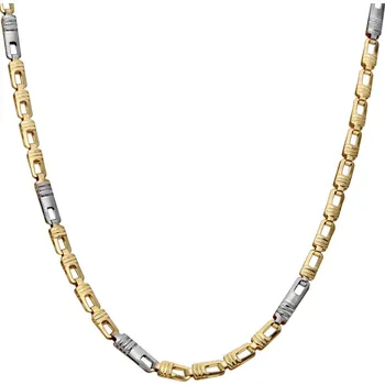Řetízek Zlaton 000592201243 bílé a žluté zlato 49 cm