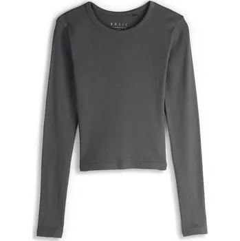 Dámské oblečení GATE Základní žebrované tričko 40 625-0892/862