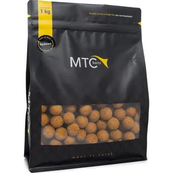 Boilies MTC Baits MTC boilies Shelf Life - Big Banana Průměr: 24 mm, Balení: 1 kg