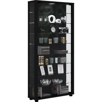 Knihovna Vcm Vitrína Lumo Maxi, černá