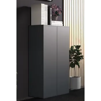 Policová skříň Vcm Kancelářská skříň Dalosa 3 police, antracitová