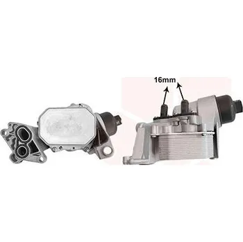 Chladič motoru Olejový chladič, motorový olej VAN WEZEL 43013721