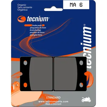 Nářadí na motocykly Brzdové destičky TECNIUM Street Organic - MA6 MA6