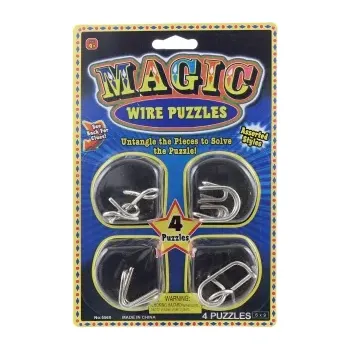 Hlavolam Kovový hlavolam – sada malých logických hádanek