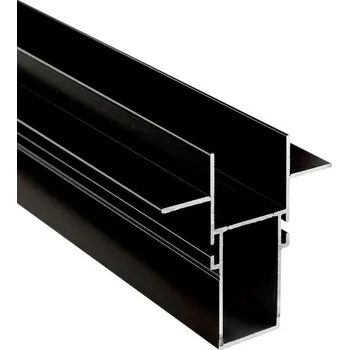 LED páska LIGHT IMPRESSIONS Deko-Light Combo vestavný profil pro trafa s křídly s křídly, 13mm, 1m černá - LIGHT IMPRESSIONS IMPR 970834