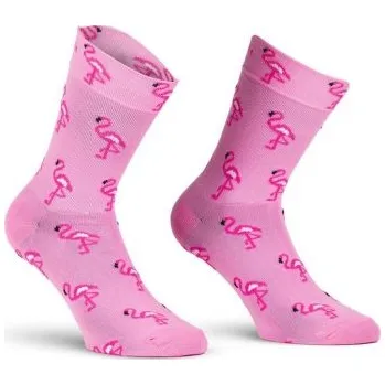 Pánské ponožky X TECH Ponožky calza XT156 pelikáni, růžové, Barva ružová, Velikost 43-46