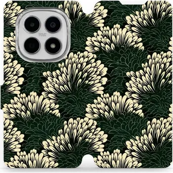 Pouzdro na mobilní telefon Flipové pouzdro Mobiwear - Xiaomi Redmi Note 15 5G - VA45S Travina (Knížkové flip pouzdro, obal, kryt na mobil Xiaomi Redmi Note 15 5G - VA45S Travina, materiál Umělá kůže + TPU - ochrana 360°, stojánek, silikonová vanička, magnetické zavírání)