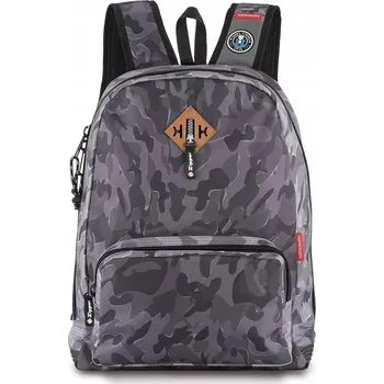 Městský batoh Školní batoh vícekomorový Nikidom černý 26 l