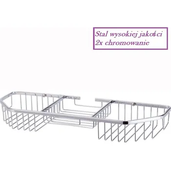 Obraz Koupelnová polička Košík chromovaný BESSER