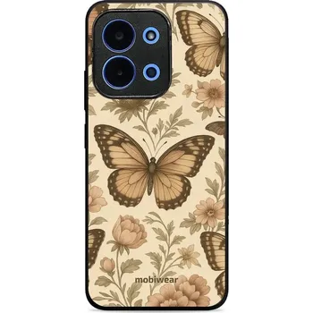 Pouzdro na mobilní telefon Lesklý kryt Mobiwear Glossy - Xiaomi Poco C85 - GP92G Motýlové (Prémiové lesklé pouzdro, obal, kryt Mobiwear Glossy na mobil Xiaomi Poco C85 - GP92G Motýlové, materiál Plast + TPU silikon - krytí po všech stranách, neošoupatelný potisk, tenké provedení,)