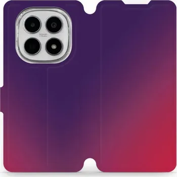 Pouzdro na mobilní telefon Flipové pouzdro Mobiwear - Xiaomi Redmi Note 15 5G - VP67S Fialový a růžový odstín (Knížkové flip pouzdro, obal, kryt na mobil Xiaomi Redmi Note 15 5G - VP67S Fialový a růžový odstín, materiál Umělá kůže + TPU - ochrana 360°, stojánek, silikonová vanička,