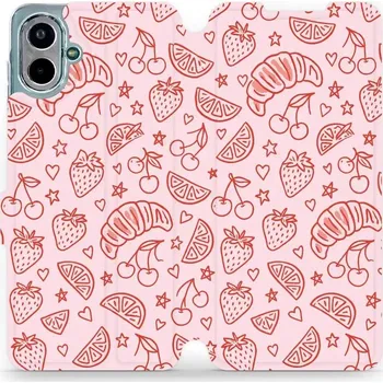 Pouzdro na mobilní telefon Flipové pouzdro Mobiwear - Samsung Galaxy A07 - VP86S Dobroty (Knížkové flip pouzdro, obal, kryt na mobil Samsung Galaxy A07 - VP86S Dobroty, materiál Umělá kůže + TPU - ochrana 360°, stojánek, silikonová vanička, magnetické zavírání)