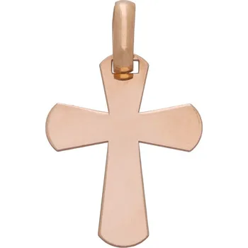 Přívěsek Zlaton Přívěsek růžové zlato kříž 3cm 1.35g 000500802234