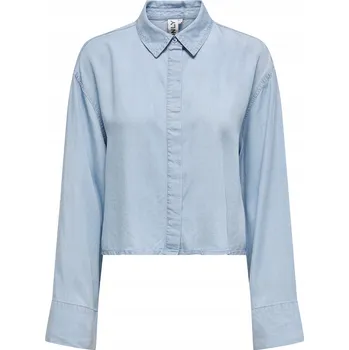 Dámská košile Only dámská košile s dlouhým rukávem bez vzoru bílá ONLY-15337929 LIGHT velikost 34