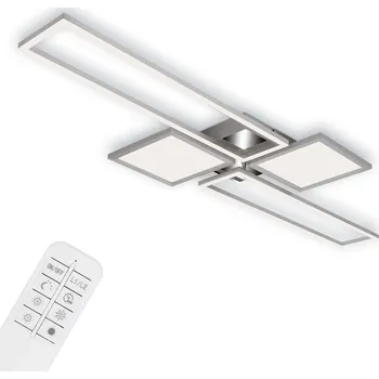 BRILONER CCT LED stropní svítidlo, 120 cm,50 W, hliník-chrom - BRILO BRILO 3531-018