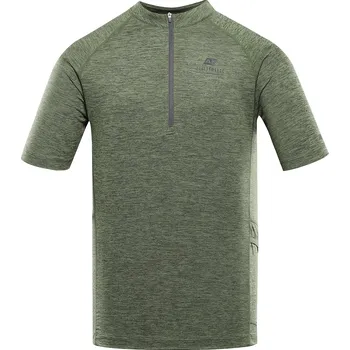 Alpine Pro GERET 2 ZELENÁ PÁNSKÝ RYCHLESCHNOUCÍ CYKLISTICKÝ DRES XL